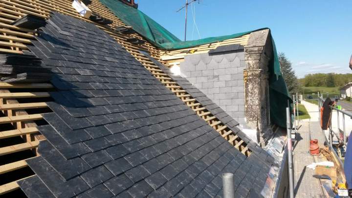 Toit ardoise Saint-Médard-d'Excideuil